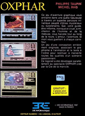 Oxphar (F) (1987) box cover back